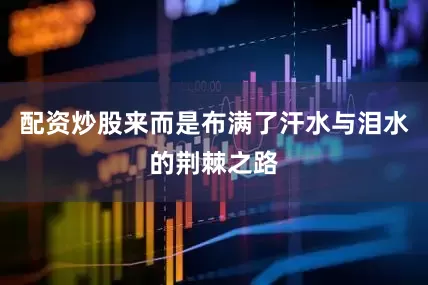 配资炒股来而是布满了汗水与泪水的荆棘之路